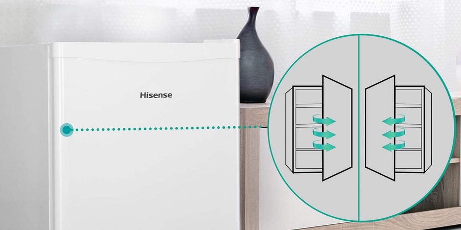 Frigorifico pequeño de 42 litros Hisense RR55D4AW1